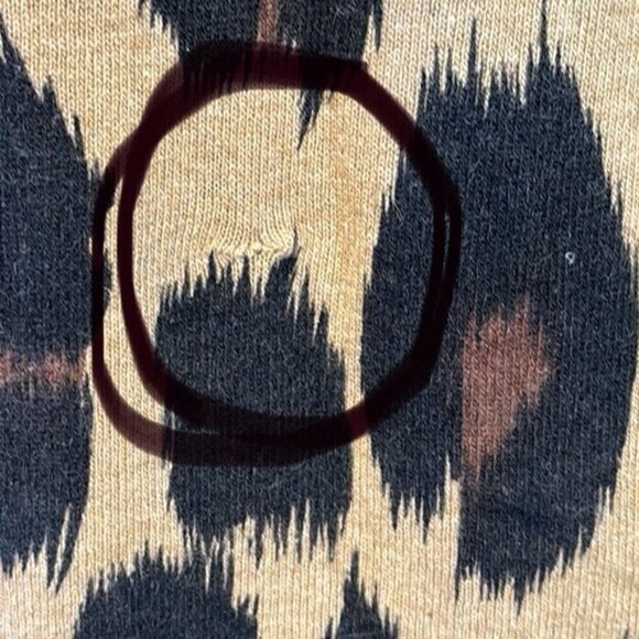 Leopard Print Wool Blend Bodycon Knit Dress - Picture 8 of 9